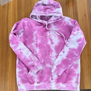 GUC Taylor Swift Lover “to my lover” Pink Tie-Dye Hoodie women’s sz M